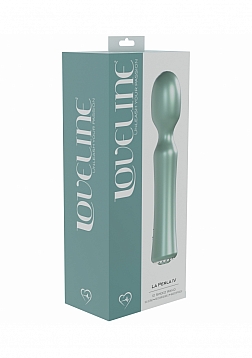LoveLine - La Perla IV- 10 Speed Wand - Silicone - Rechargeable - Waterproof - Green