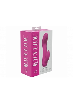 LoveLine - Empower - Dual Motor 10 Speed Rabbit - Silicone - Rechargeable - Waterproof - Pink