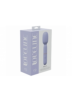 LoveLine - Bella - 10 Speed Vibrating Mini-Wand - Silicone - Rechargeable - Waterproof - Lavender