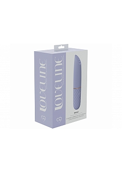 LoveLine - Beso - 10 Speed Vibrating Mini-Lipstick - Silicone - Rechargeable - Waterproof - Lavender