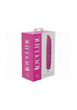 LoveLine - Beso - 10 Speed Vibrating Mini-Lipstick - Silicone - Rechargeable - Waterproof - Pink