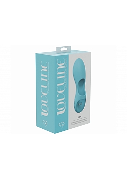 LoveLine - Joy - 10 Speed Finger Vibe - Silicone - Rechargeable - Waterproof - Blue
