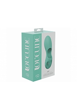 LoveLine - Joy - 10 Speed Finger Vibe - Silicone - Rechargeable - Waterproof - Green