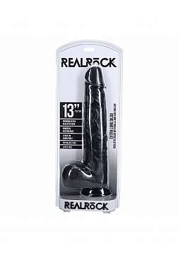 RealRock Ultra Realistic Skin - Extra Large Straight with Balls 13\