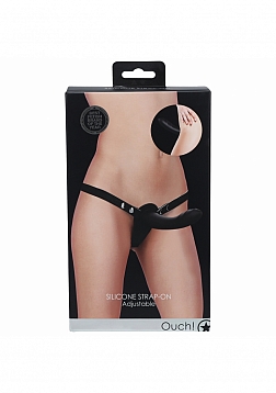 Ouch! - Silicone Strap-On - Adjustable - Black