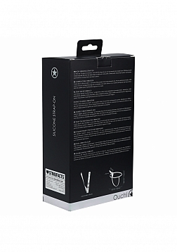 Ouch! - Silicone Strap-On - Adjustable - Black