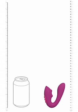 Yuki - Rechargeable Dual Motor - G-Spot Vibrator with Massaging Beads - Pink