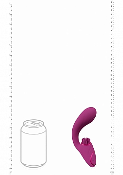 VIVE - Gen - Rechargeable Triple Motor - G-Spot Vibrator with Pulse Wave  and Vibrating Bristles - P