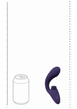 VIVE - Gen - Rechargeable Triple Motor - G-Spot Vibrator with Pulse Wave  and Vibrating Bristles - P