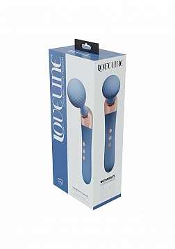 LoveLine - Serenity Wand - 10 Speed Wand - Silicone - Rechargeable - Splashproof - Blue