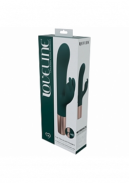 LoveLine - Traveler Rabbit - 10 Speed - Silicone - Rechargeable - Splashproof - Forest Green
