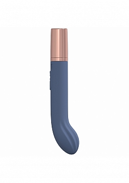 LoveLine - Traveler G-Spot - 10 Speed - Silicone - Rechargeable - Splashproof - Blue/Grey