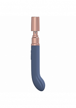 LoveLine - Traveler G-Spot - 10 Speed - Silicone - Rechargeable - Splashproof - Blue/Grey