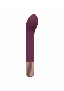 LoveLine - Traveler G-Spot - 10 Speed - Silicone - Rechargeable - Splashproof - Burgundy