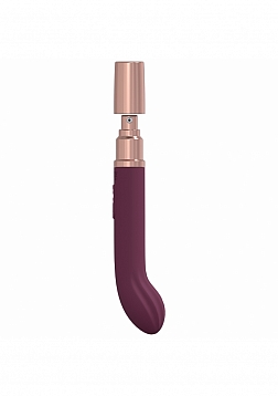 LoveLine - Traveler G-Spot - 10 Speed - Silicone - Rechargeable - Splashproof - Burgundy