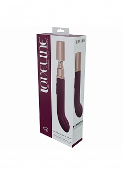 LoveLine - Traveler G-Spot - 10 Speed - Silicone - Rechargeable - Splashproof - Burgundy