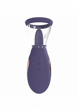 Pumped - Enhance - Automatic - 13-Speed - Silicone - Rechargeable Vulva & Breast Pump - Purple