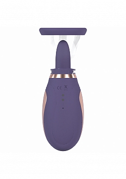 Pumped - Enhance - Automatic - 13-Speed - Silicone - Rechargeable Vulva & Breast Pump - Purple