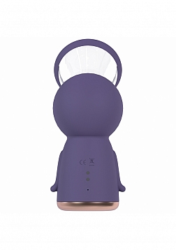 Pumped - Exquisite  - Automatic - 13-Speed - Silicone - Rechargeable Vulva & Breast Pump - Purple