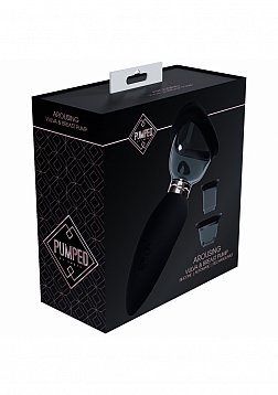 Pumped - Arousing - Automatic - 5-Speed - Silicone - Rechargeable Vulva & Breast Pump - Purple