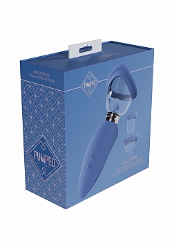 Pumped - Arousing - Automatic - 5-Speed - Silicone - Rechargeable Vulva & Breast Pump - Forest Green