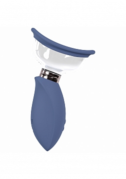 Pumped - Arousing - Automatic - 5-Speed - Silicone - Rechargeable Vulva & Breast Pump - Forest Green