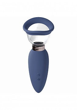 Pumped - Arousing - Automatic - 5-Speed - Silicone - Rechargeable Vulva & Breast Pump - Forest Green