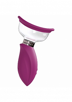 Pumped - Arousing - Automatic - 5-Speed - Silicone - Rechargeable Vulva & Breast Pump - Pink