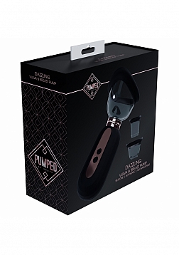 Pumped - Dazzling - Automatic - 5-Speed - Silicone - Rechargeable Vulva & Breast Pump - Purple