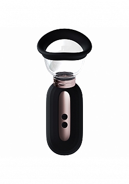 Pumped - Dazzling - Automatic - 5-Speed - Silicone - Rechargeable Vulva & Breast Pump - Purple