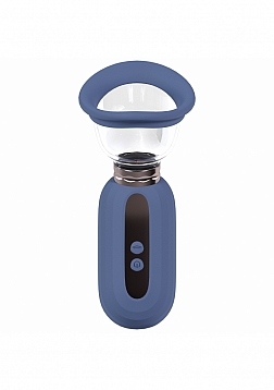 Pumped - Dazzling - Automatic - 5-Speed - Silicone - Rechargeable Vulva & Breast Pump - Forest Green