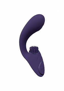 VIVE - Gen - Rechargeable Triple Motor - G-Spot Vibrator with Pulse Wave  and Vibrating Bristles - P