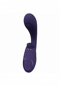 VIVE - Gen - Rechargeable Triple Motor - G-Spot Vibrator with Pulse Wave  and Vibrating Bristles - P