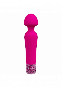 Royal Gems - Scepter - 10 Speed Silicone Rechargeable Vibrator - Pink