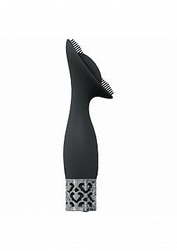 Royal Gems - Duchess - 10 Speed Silicone Rechargeable Vibrator - Black