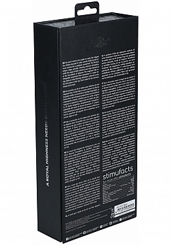 Royal Gems - Duchess - 10 Speed Silicone Rechargeable Vibrator - Black