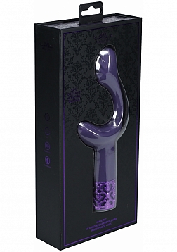 Royal Gems - Majestic - 10 Speed Silicone Rechargeable Vibrator - Purple