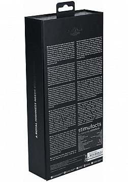 Royal Gems - Monarch - 10 Speed Silicone Rechargeable Vibrator - Black