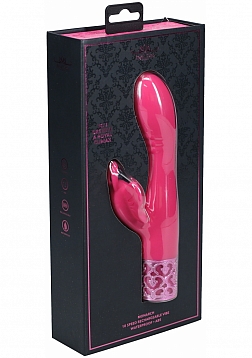 Royal Gems - Monarch - 10 Speed Silicone Rechargeable Vibrator - Pink
