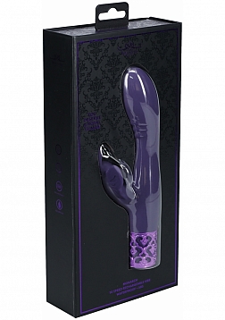 Royal Gems - Monarch - 10 Speed Silicone Rechargeable Vibrator - Purple