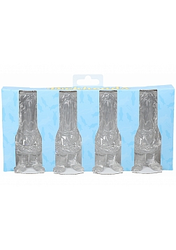 The Dickheads - Groom Tall Shot Glass - Transparent