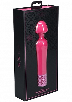 Royal Gems - Scepter - 10 Speed Silicone Rechargeable Vibrator - Pink
