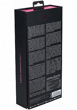 Royal Gems - Scepter - 10 Speed Silicone Rechargeable Vibrator - Pink