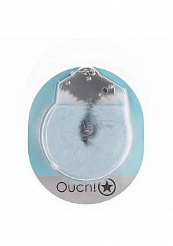 Ouch! - Heavy-duty Fluffy Handcuffs - Powder Blue