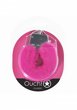 Ouch! - Classic Fluffy Handcuffs - Pink