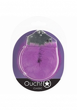Ouch! - Classic Fluffy Handcuffs - Purple
