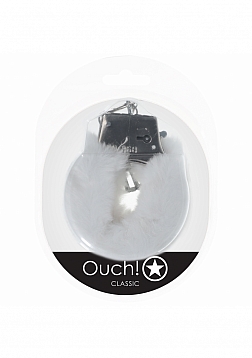 Ouch! - Classic Fluffy Handcuffs - White