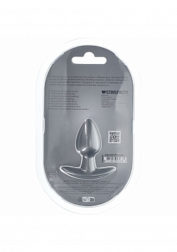 Ouch! - Anal Plug - Small - Silicone - Gun Metal