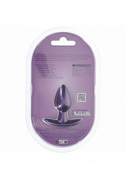 Ouch! - Anal Plug - Small - Silicone - Metallic Purple