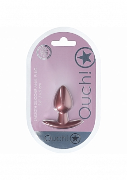 Ouch! - Anal Plug - Small - Silicone - Rose Gold